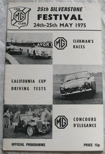 SILVERSTONE 24-25 May 1975 MG