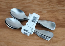 12 x Rustic Brushed Teaspoons