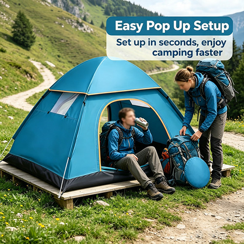 Camping tent person - 2-4, with