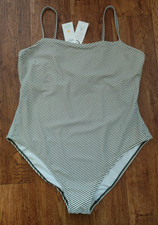 M&S Striped Square Neck