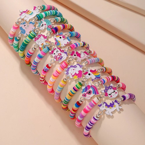 12pcs unicorn cat flower - flower, charm