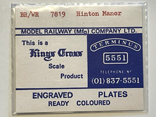 KINGS CROSS OO GAUGE - LOCO