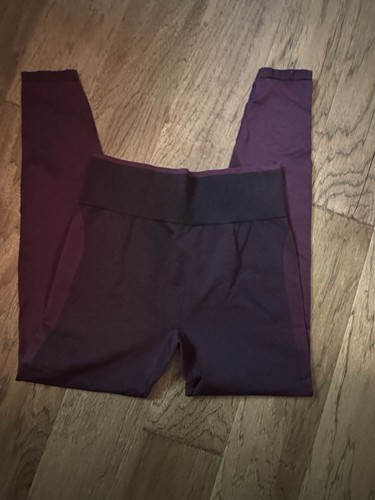 Maroon pink seamless leggings - maroon,
