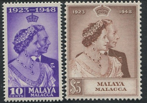 Malaya malacca 1948 silver - malaya,