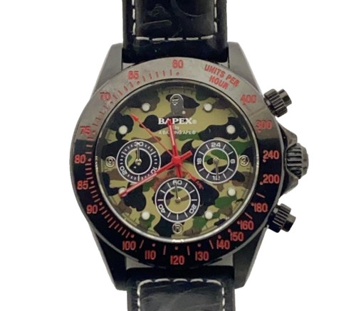 Bape bapex daytona watch green - bape,