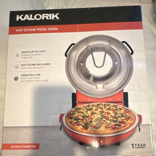 Kalorik red hot stone - red, pizza