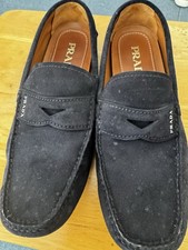PRADA Men’s Navy Suede