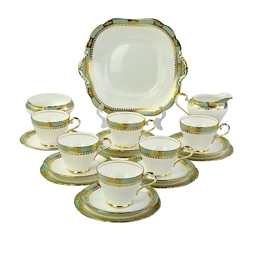 Aynsley tea set - aynsley,