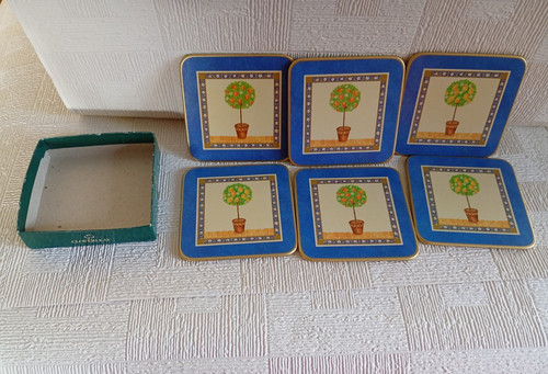 Coasters cloverleaf melamine - cloverleaf,