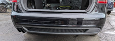 AUDI A4 B8 SALOON 2009 REAR BUMPER S-LINE IN BLACK LZ9Y