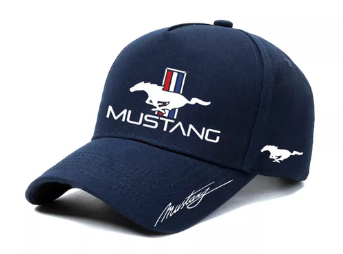 New ford mustang blue cap - new,