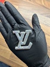 1x Large Multicoloured Diamante Flatback Charm. Junk Cases Jewellery Making UK