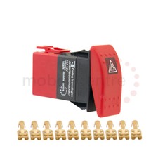 Genuine Carling Contura II hazard switch UK style Defender Off Road 4x4 Jeep 12V