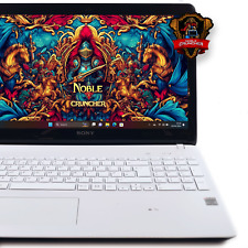 Cheap Sony Laptop BIG 15.6" Screen Intel Processor 128GB SSD Win10 Computer PC