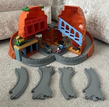 Thomas The Tank Engine Take N Play Along Sodor Mining Co + 2 Trains & Track