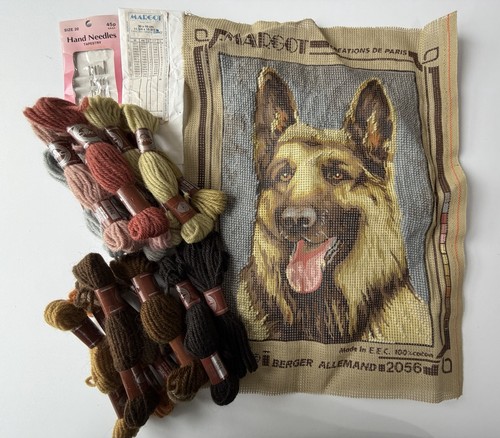 German shepherd tapestry kit - german,