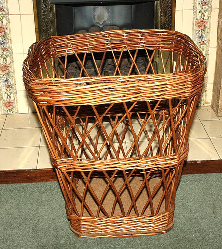 Skeletal wicker laundry - skeletal,