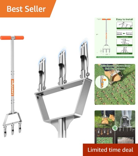Efficient manual lawn - manual, aerator