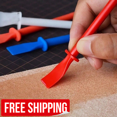 Leather glue applicator - leather, stick