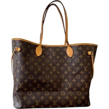 Louis Vuitton Women's Monogram Neverfull GM Handbag Brown