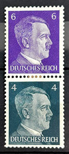 1941 German 2 Stamps (stripe)