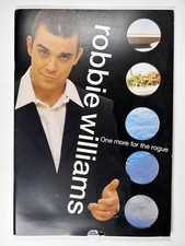 Robbie Williams Take That Signed Programme Orig One More For The Rogue Tour 1999