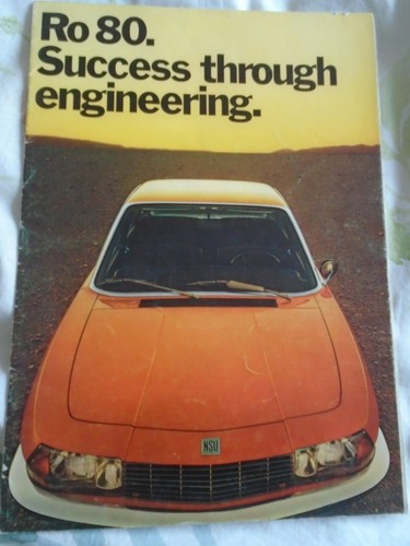 Nsu ro80 brochure - ro80, may