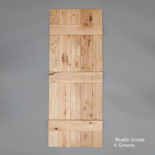 Grooved solid oak internal - solid,