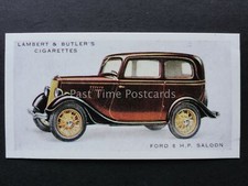 No.8 FORD 8 H.P. Motor Cars - A Series REPRINT Lambert & Butler 1922