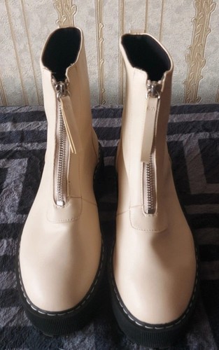 Woman chunky cream ankle - h&m,