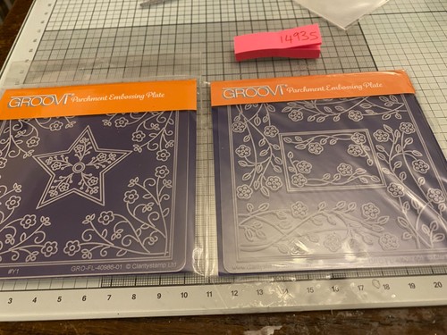 Groovi parchment embossing - parchment,