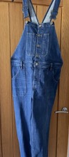 Fat Face Hastings Dungarees Size 22S dark blue indigo denim