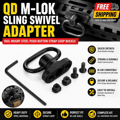 Lok sling swivel - m-lok, adapter