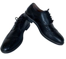 Taylor & Wright - Size 8 Leather Matalan Men's Black Lace Up Brogue Style Shoes.