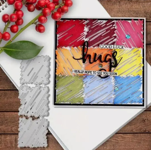 3pc square background metal - 3pc,
