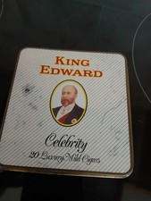 King Edward Diamond Mild Cigars Tin Empty With Insert Swisher & Son 