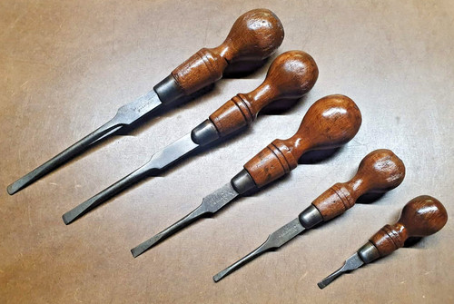 Vintage wooden handled - x,