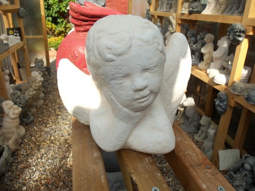 Concrete garden ornament - garden,