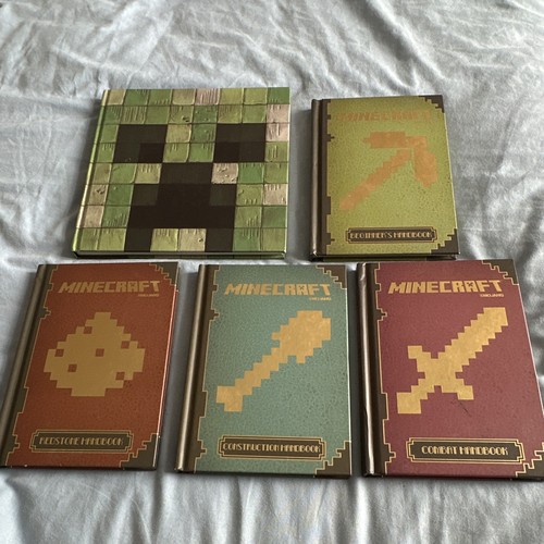 Minecraft book bundle - x5,