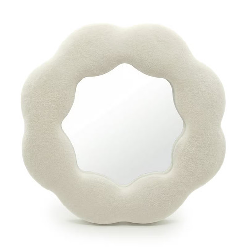 Soft squiggly mirror - mirror, flower