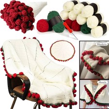 Handmade Crochet Flower Bouquet Blanket Birthday Wedding Valentine’s Day Gift