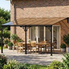 4x3m Metal Lean To Hardtop