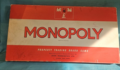 Monopoly board game 1970 s - board,