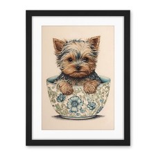 Cute Teacup Yorkshire Terrier