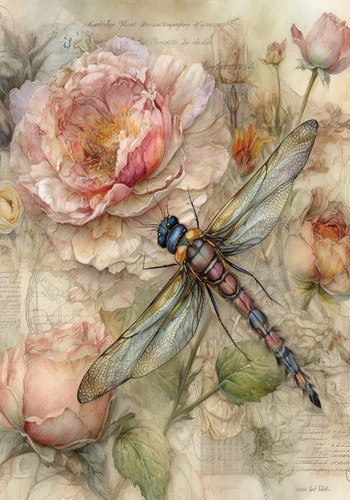 Decoupage fibre papers - decoupage,