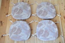 Set of 4 Vintage Cushions / Seat Pads for Ercol Quaker / Windsor Chairs