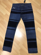 NWT MADE ITALY MEN Diesel BLACKGOLD PROTOTYPE NON STRETCH DENIM STRAIGHT W32 L32