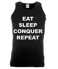Brock Lesner Gym vest Eat sleep conquer repeat wrestling mma ufc