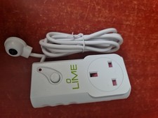 Lime Energy Saving Plug With