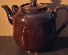 Sadler Teapot Large 8 Pint Two Handled Antique 1920s Original Brown Betty
